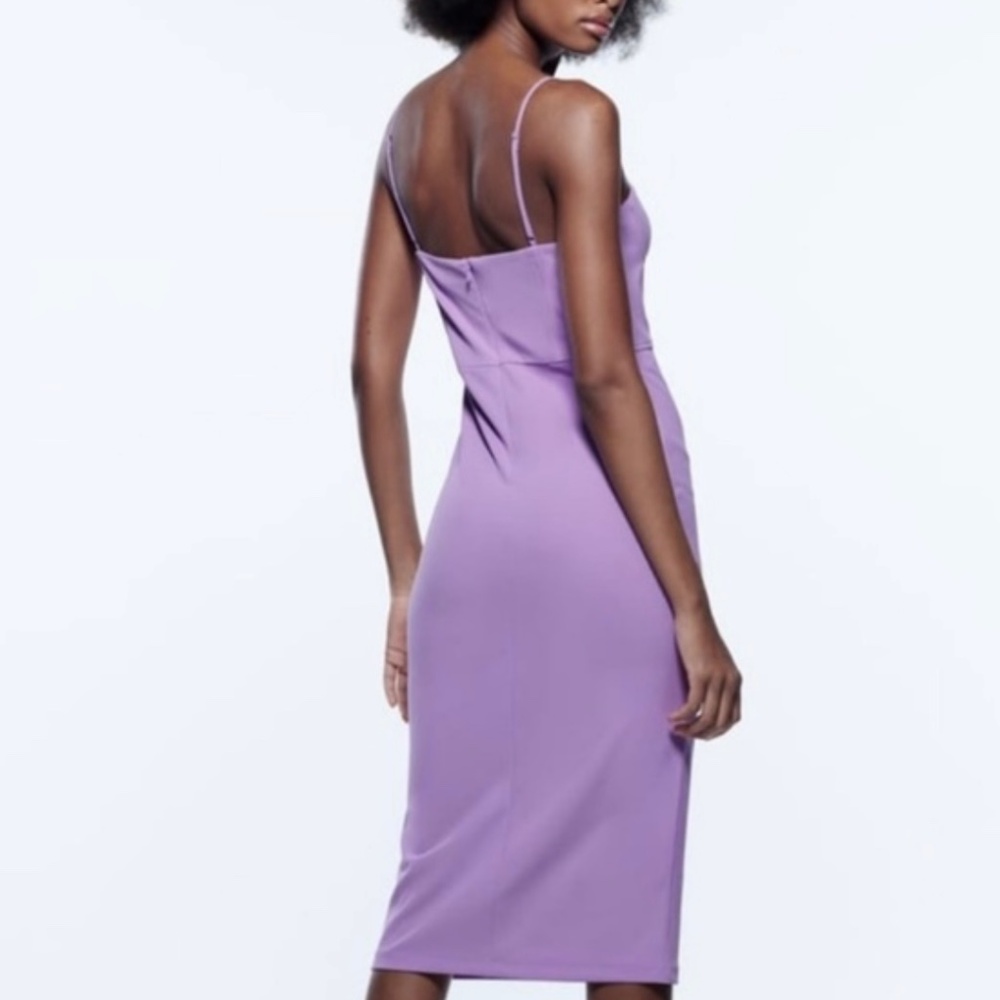 ZARA Corset Dress NWT Birthday Wedding Date Anniversary Prom Spring Elegant - Picture 3 of 4